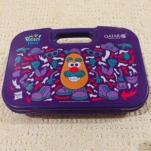 Mr Potato Head Hasbro Collectible Plastic Lunch BoxQatar Airways Empty Pre-Owned